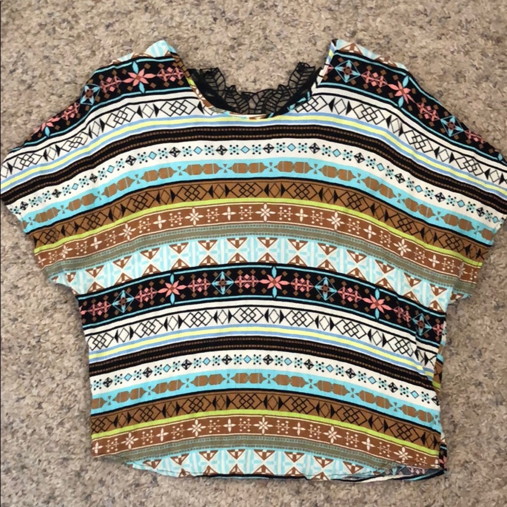 Boutique shirt with back design